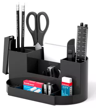 Настольный набор Erich Krause Victoria Classic (14 предметов) пластик черный