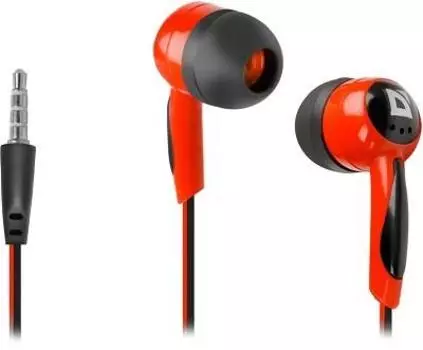 Нaушники BASIC 604 BLACK/RED 63605 DEFENDER