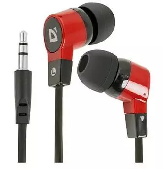 Нaушники BASIC 619 BLACK/RED 63619 DEFENDER