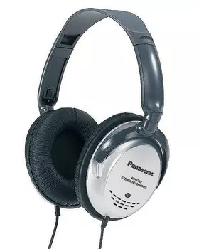 Наушники мониторные Panasonic RP-HT223GU-S 3м серебристый проводные оголовье