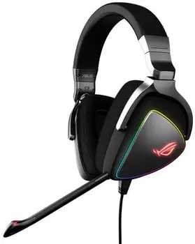 Наушники с микрофоном Asus ROG Delta черный 2м мониторные USB оголовье (90YH00Z1-B2UA00)