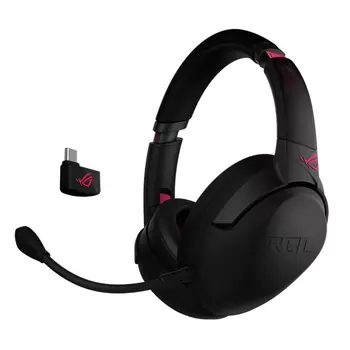Наушники с микрофоном Asus Strix Go 2.4 черный/розовый мониторные Radio оголовье (90YH02P1-B3UA00)