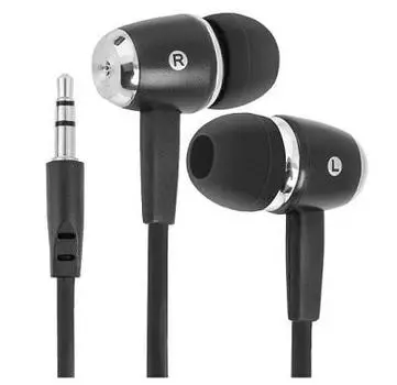 Наушники вкладыши Defender Basic 620 1.1м черный/серебристый проводные в ушной раковине (63620)