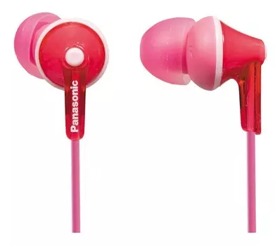 Наушники вкладыши Panasonic RP-HJE125E 1.1м розовый проводные в ушной раковине (RP-HJE125E-P)