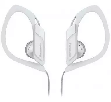 Наушники вкладыши Panasonic RP-HS34E-W 1.2м белый проводные крепление за ухом