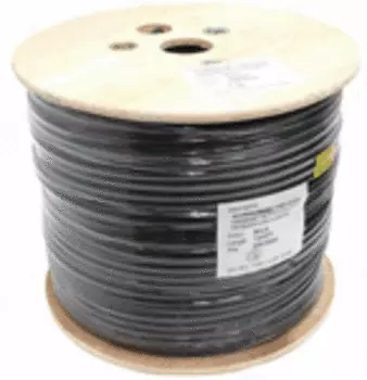 NEOMAX [NM20041] Кабель F/UTP cat.5e 4 пары (305 м) 0.52 мм (24 AWG) Медь, стальной трос 2.0мм, внешний PE, черный (NM20041)