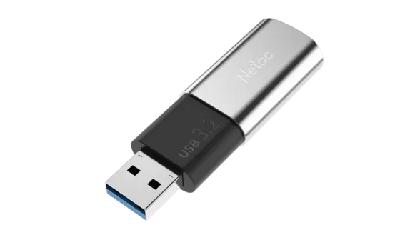 Носитель информации Netac US2 USB3.2 Solid State Flash Drive 1TB,up to 530MB/450MB/s (NT03US2N-001T-32SL)