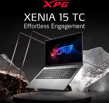 Ноутбук Adata XPG Xenia 15TC Core i5 1135G7 16Gb SSD512Gb Intel Iris Xe graphics 15.6" IPS FHD (1920x1080) Free DOS silver WiFi BT Cam