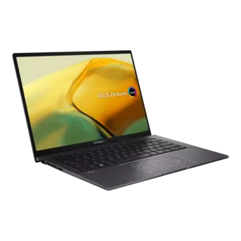 Ноутбук Asus 90NB0W95-M00JY0 ZenBook UM3402YA-KP298W 14" WQXGA (2560 x 1600) IPS/AMD Ryzen 5 5625U 2,3Ghz Hexa/8GB/512GB/Integrated/Wi-Fi 6E/BT5.0/720P HD Camera/BKLT/FPR/Windows 11 Home/1Y/Black