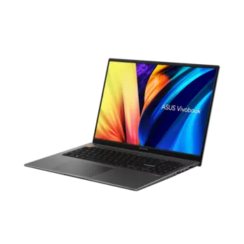 Ноутбук Asus 90NB0XW1-M00440 VivoBook S M5602QA-KV103W 16" WQXGA(2560x1600) IPS 120Hz/AMD Ryzen 5 5600H 3,3Ghz Hexa/16GB/512GB/Integrated/Wi-Fi 6/BT5.0/1080P FHD Camera/BKLT/FPR/Windows 11 Home/1Y/Black