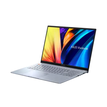 Ноутбук Asus 90NB0XW3-M00450 VivoBook S M5602QA-KV104W 16" WQXGA(2560x1600) IPS 120Hz/AMD Ryzen 5 5600H 3,3Ghz Hexa/16GB/512GB/Integrated/Wi-Fi 6/BT5.0/1080P FHD Camera/BKLT/FPR/Windows 11 Home/1Y/Silver