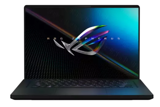 Ноутбук ASUS ROG Zephyrus M16 GU603ZX-K8053X Core i9 12900H/32Gb DDR4/2TB M.2 SSD/16" IPS 165Hz 500nits (2560 x 1600)/GeForce RTX 3080Ti 16Gb /WiFi6/BT/Cam/Windows 11 Pro/1.9Kg/Off Black (90NR08R1-M003Y0)
