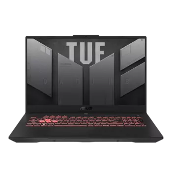 Ноутбук ASUS TUF Gaming A17 FA707RM-HX041W AMD 7 6800HS/16Gb/512GB SSD/17.3"FHD IPS 144Hz (1920x1080)AG/NVIDIA RTX 3060 6Gb/WiFi/BT/Cam/Illum RGB KB/Windows 11 Home/2.6Kg/JAEGER GRAY (90NR0972-M00200)