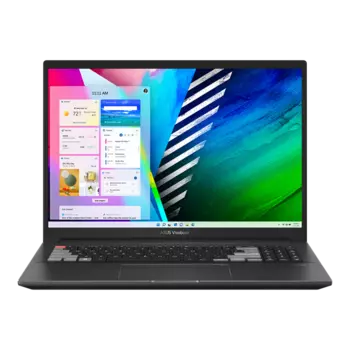 Ноутбук ASUS VivoBook Pro 16X OLED M7600QE-L2114 R9-5900HX/16Gb/1Tb SSD/16,0 WQUXGA OLED 16:10/RTX 3050Ti 4Gb/WiFi6/BT/FP/Backlit KB/W/O OS/1.9Kg/Aluminum/ (90NB0V71-M004B0)