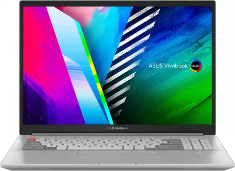 Ноутбук Asus Vivobook Pro 16X OLED N7600PC-L2012W Core i5 11300H 16Gb SSD512Gb NVIDIA GeForce RTX 3050 4Gb 16" OLED 4K (3840x2400) Windows 11 Home silver WiFi BT Cam