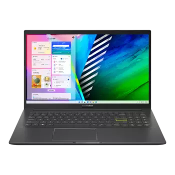 Ноутбук ASUS VivoBook S15 M513UA-L1282W Q3 AMD Ryzen 7 5700U/16Gb/512Gb SSD Nvme/15.6" OLED FHD GLARE (1920x1080) WiFi6/BT/Windows 11 Home/1.8Kg/Indie Black/ (90NB0TP1-M09480)