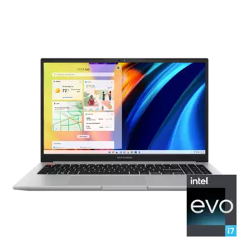 Ноутбук ASUS Vivobook S 14 OLED K3402ZA-KM120 Intel Core i7-12600H/16Gb/512Gb SSD/14" 2.8K OLED (2880 x 1800)/Intel Iris X Graphics/No OS/1.8Kg/Neutral Grey/1.5K/RU_EN_KEYBOARD (90NB0WE1-M00550)