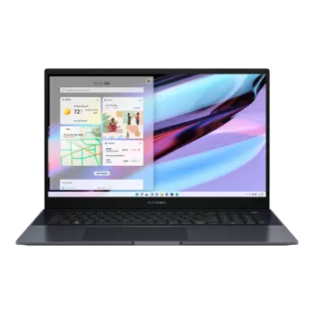 Ноутбук ASUS Zenbook Pro 17 UM6702RC-M0061W AMD Ryzen 7 6800H/16Gb/1Tb SSD M2/GF RTX 3050 4Gb/17,3" IPS WQHD (2560 x 1440) 165Hz/WiFi6E/BT/NumPad 2.0/Windows 11 Home/2.35Kg/Tech Black/RU_EN_Keyboard (90NB0VT1-M00380)