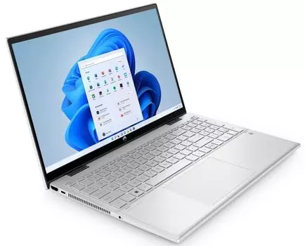 Ноутбук HP Pavilion 15-ER1115NW 714T8EA 5625U 2300 МГц 15.6" Cенсорный экран 1920x1080 8Гб DDR4 3200 МГц SSD 512Гб AMD Radeon ENG/RUS/да Windows 11 Home серебристый 1.75 кг 714T8EA