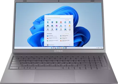 Ноутбук IRBIS 15NBC1003 15.6" Core I5-1035G4, 15.6"LCD 1920*1080 IPS , 8+256GB SSD, AC wifi, camera: 2MP, 5000mha battery, METAL case, backlight key, type-c, Win 11 Pro (15NBC1003)