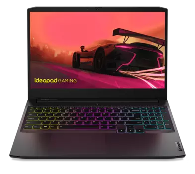 Ноутбук Lenovo IdeaPad Gaming 3 15ACH6 15,6 FHD (1920x1080)IPS 300N 165hz, Ryzen 5 5600H, 8GB DDR4 3200, 512GB SSD M.2, RTX 3050 Ti 4GB, WiFi, BT, TPM2, HD Cam,45Wh,135W Slim Tip,NoOS, 1Y,Shadow Black,2.25kg (82K2007HRM)