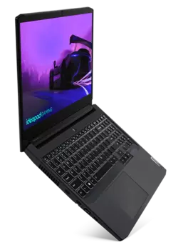 Ноутбук Lenovo IdeaPad Gaming 3 15IHU6 15.6" FHD (1920x1080) IPS 250N, i5-11300H, 16GB DDR4 3200, 512GB SSD M.2, RTX 3050 4GB, WiFi, BT, HD Cam, 45Wh, 170W, KB RU/ENG, Win 11 Home ENG, 2Y (82K100DWMH)