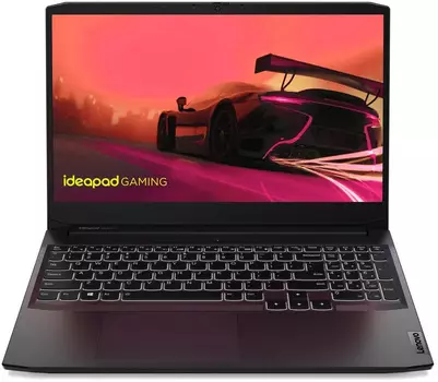 Ноутбук Lenovo IP Gaming 3 15ACH6 Ryzen 5 5600H 16Gb SSD512Gb NVIDIA GeForce RTX 3050 Ti 4Gb 15.6" IPS FHD (1920x1080) noOS black WiFi BT Cam