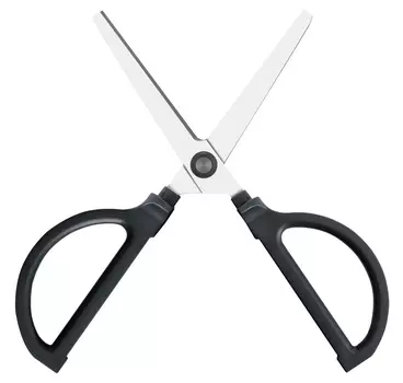 Ножницы Deli ENS051BLACK Nusign офисные 170мм титановое покрытие сталь черный