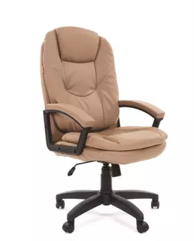 Офисное кресло Chairman 668 LT Россия чер.пласт экопремиум бежевый N (7114864)