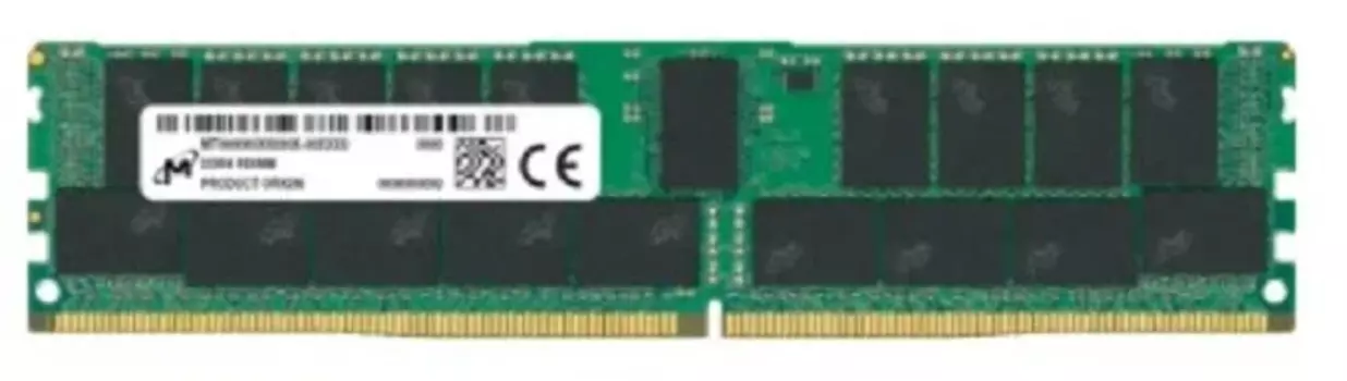 Оперативная память Micron DDR4 RDIMM 64GB 2Rx4 3200 MHz ECC Registered MTA36ASF8G72PZ-3G2, 1 year, OEM (MTA36ASF8G72PZ-3G2)