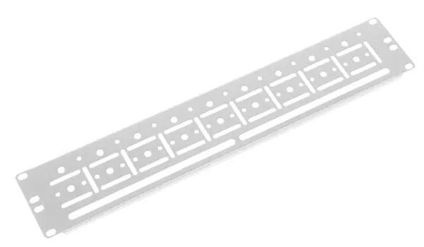 Органайзер кабельный горизонтальный 19" для крепления стяжек 2U (ГКО-У-2)