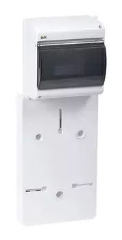 Панель IEK MPP10-1 для установки счетчика навесной 155мм 86мм 418мм 400B 6мод. пластик IP40 белый с возможностью установки счетчика (упак.:1шт)