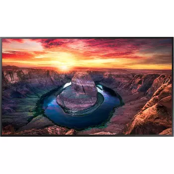 Панель Samsung 75" QM75B черный E-LED BLU LED 8ms 16:9 HDMI M/M матовая 500cd 178гр/178гр 3840x1920 Ultra HD USB 38.3кг