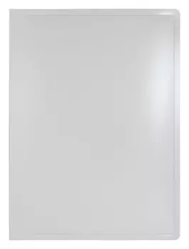 Папка с 20 прозр.вклад. Бюрократ Black&amp;White BWBPV20WT A4 пластик 0.8мм белый/черный