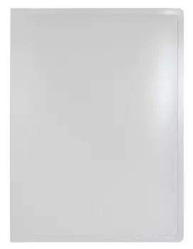 Папка с 40 прозр.вклад. Бюрократ Black&amp;White BWBPV40WT A4 пластик 0.8мм белый/черный