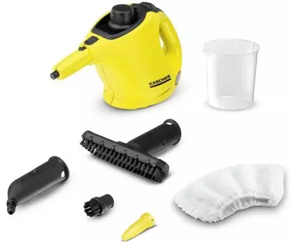 Пароочиститель ручной Karcher SC 1 1200Вт желтый