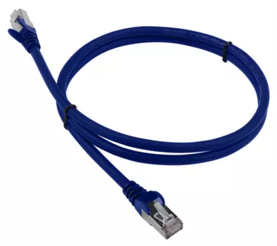 Патч-корд Lanmaster LAN-PC45/S6-15-BL FTP вилка RJ-45-вилка RJ-45 кат.6 15м синий LSZH (уп.:1шт)