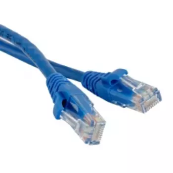 Патч-корд Lanmaster LAN-PC45/U5E-10-BL UTP вилка RJ-45-вилка RJ-45 кат.5е 10м синий LSZH (уп.:1шт)