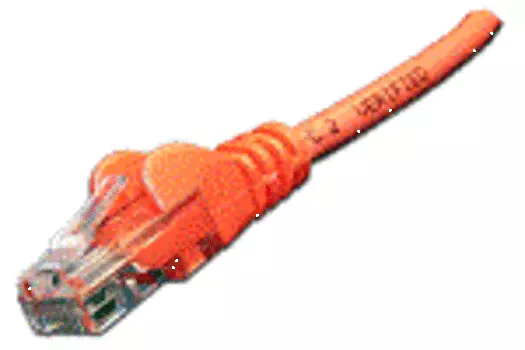 Патч-корд LANMASTER LSZH UTP кат.6, с заливными колпачками, 1.5 м, оранжевый (LAN6-45-45-1.5-LSZH)