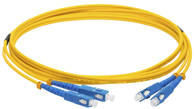 Патч-корд оптический LANMASTER, LSZH, дуплексный, SC/UPC-SC/UPC, SM OS2, 5.0 м (LAN-2SC-2SC/SU-5.0)