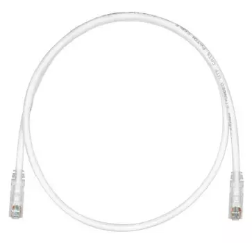 Патч-корд Panduit UTPSP5MY вилка RJ-45-вилка RJ-45 кат.6 5м белый ПВХ
