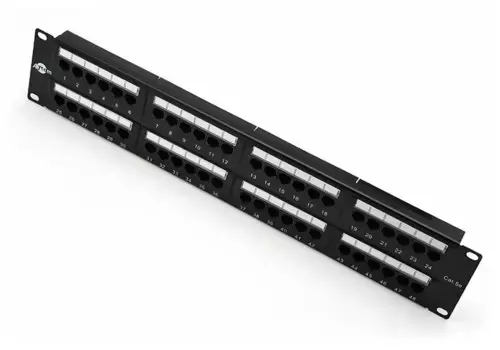 Патч-панель 19" 48хRJ45 UTP 2U cat.5е ATcom AT4852