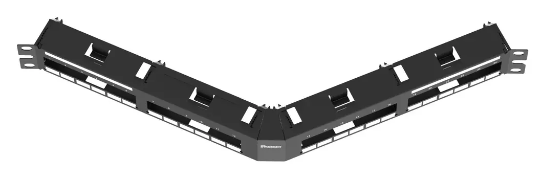 Патч-панель Panduit QASP24BL 19" 1U 4xQuickNet