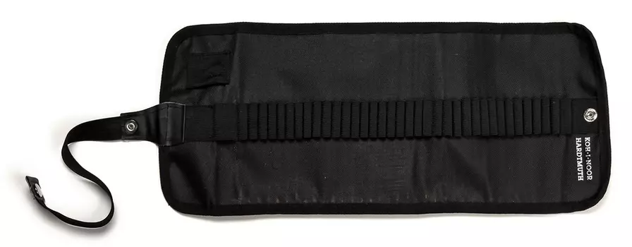 Пенал Koh-I-Noor 9050 9050000001TP черный 1отд. 220х160х20 текстиль