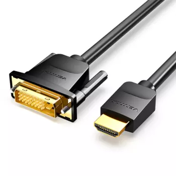 Переходник Vention HDMI to DVI Cable 2M Black (ABFBH)