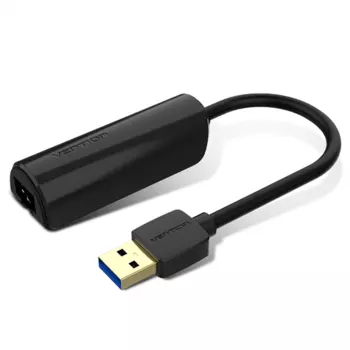 Переходник Vention USB 3.0 to Gigabit Ethernet Adapter ABS Type Black 0.15m (CEHBB)