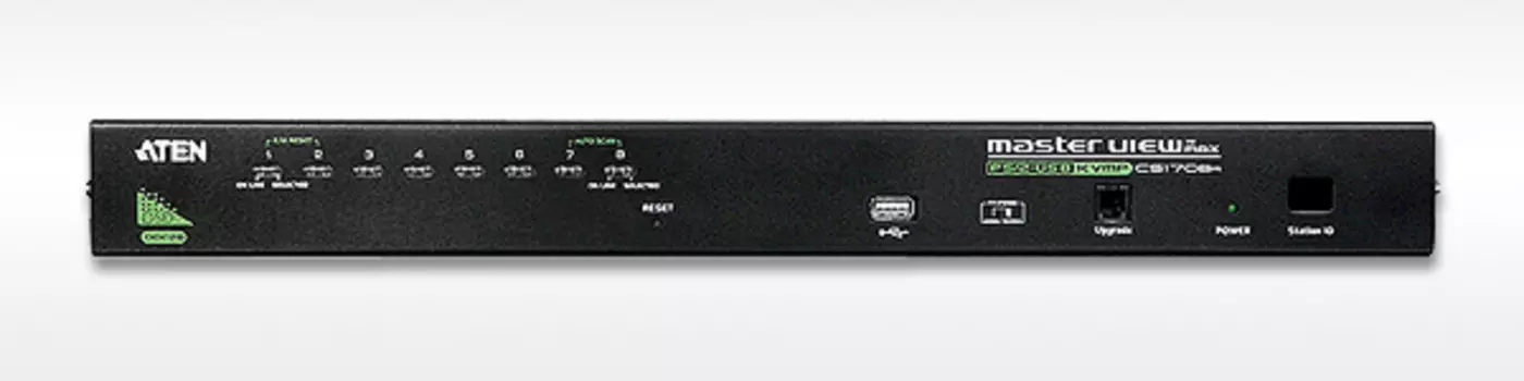 Переключатель электронный ATEN 8-Port PS/2-USB VGA KVM Switch with Daisy-Chain Port and USB Peripheral Support (CS1708A-AT-G)