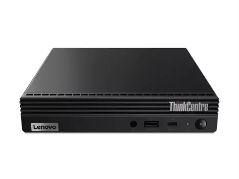 ПК Lenovo ThinkCentre Tiny M60e slim i5 1035G1 8Gb SSD256Gb Windows 10 Professional 64 WiFi BT клавиатура мышь черный
