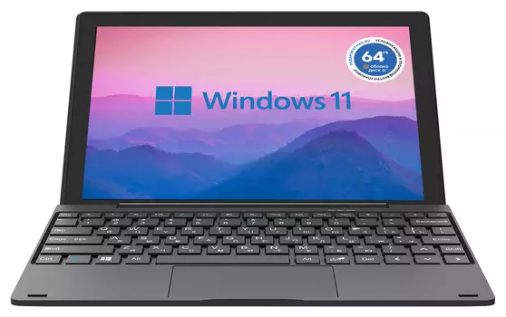 Планшет Digma EVE 1470D Celeron N4000 (1.1) 2C RAM4Gb ROM64Gb 10.1" IPS 1280x800 Windows 10 черный 2Mpix BT WiFi Touch microSD 64Gb mHDMI 3000mAh