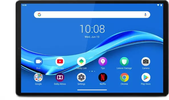 Планшет Lenovo Tab M10 Plus TB-X606X Helio P22T (2.3) 8C RAM4Gb ROM64Gb 10.3" IPS 1920x1200 3G 4G Android 9.0 Pie серый металлик 8Mpix 5Mpix BT GPS WiFi Touch microSD 256Gb 5000mAh